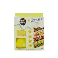 黄色 瑞士卷硅胶垫 蛋糕卷印花模具瑞士卷小花猫爪diy模具