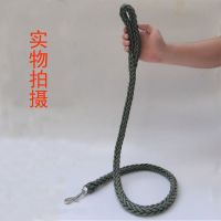 军绿色 小号(建议10-25斤狗狗使用) 狗链子大中型犬阿拉斯加德牧马犬金毛狗遛狗牵引绳大狗绳子牵引带