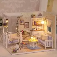 小猫日记-中文版 创意diy小屋小猫日记手工房子建筑模型玩具送女生闺蜜情人节礼物