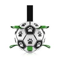 宠物互动足球玩具 专用打气筒 柯基柴犬狗足球玩具耐咬法斗比熊泰迪磨牙棉绳互动弹力球宠物用品