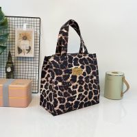 小号豹纹 韩版时尚女包手提袋防水轻便百搭外出宝妈手拎妈咪包大容量购物袋