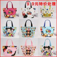 随机发货 卡通饭盒袋便当手提包 可爱帆布包女学生韩版 手提袋买菜包饭盒袋