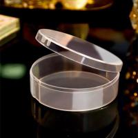 小号粉扑盒1个(约6厘米)空盒 CPB粉扑专用收纳盒圆形粉扑盒塑料包装盒密封盒气垫盒粉扑盒子