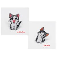 小号2款猫咪各1个 可爱小猫咪布贴卡通动漫儿童布贴动物猫衣服补洞贴背胶熨烫贴布
