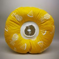 黄色水果 XXS号(约2斤内) 伊丽莎白圈软猫咪伊利沙白防舔咬幼猫头套耻辱项圈猫脖圈绝育用品