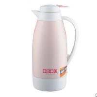 1.3L粉红色 嘉特保温壶不锈钢玻璃内胆咖啡壶热水瓶家用暖水壶保温瓶欧式暖壶