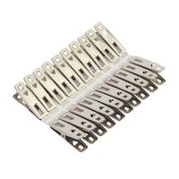 备用扁夹[10个装]没有架_ 不锈钢衣架防风晾衣架多功能多夹子晒内衣架袜子夹婴儿挂钩晾衣夹