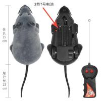 电动遥控款-灰色老鼠(送5节电池+螺 遥控仿真电动假老鼠逗猫解闷神器猫猫的自嗨猫咪用品猫玩具小老鼠