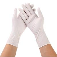 白色M中号 20只/袋装 12寸加长一次性加厚丁腈卫生手套耐酸碱实验室水产