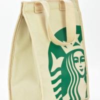 米色便当包 饭盒袋手提帆布袋圆桶包ins男女装饭袋子带饭包可爱保温包便当包