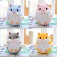 水晶棉随机款一只 毛绒胖胖仓鼠公仔钥匙扣挂件女生韩国创意可爱玩偶书包挂饰小饰品