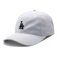LA白色 帽子 专柜品质NY棒球帽洋基队La软顶小标鸭舌帽LA遮阳防晒情侣款帽子