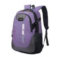 紫色 滴滴代驾专用背包户外包双肩防水登山包包男女学生书包涤纶旅游