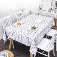 NT1501白格子 45*60cm/一张(餐垫) 桌布防水长方桌防烫防油免洗台布茶几垫少女ins正方形餐桌布艺