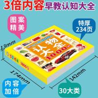 240页认物1000例带300儿歌 认物大全学前童书幼儿园早教看图一年级认字书识字大王儿童图书籍