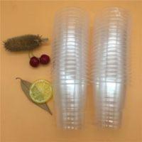 250ml(5包200个) 一次性塑料杯子 航空杯塑胶杯子加厚透明 250ml双排200只