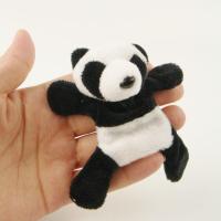 可爱熊猫一个 中国熊猫毛绒冰箱贴可爱创意便利贴磁性贴熊猫冰箱贴