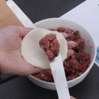 优质不锈钢 1支试用装[无赠品] 包饺子混沌包子工具304不锈钢馅铲平勺馅料搅拌勺子馅挑混沌神器z