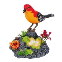 单鸟(不动不叫) 不送电池 西骑士仿真声控小鸟电动感应鹦鹉会叫会动会说话鸟笼宠物儿童玩具