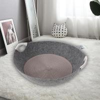 灰色 猫窝狗窝凉垫耐咬窝沙发窝可拆洗夏天宠物窝床四季毛毡窝三色可选