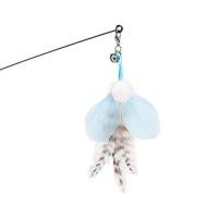 蓝蜻蜓替换头1个 不带杆 木手柄长杆逗猫棒铃铛羽毛可替换头成猫幼猫猫咪套装玩具逗猫神器