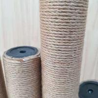 麻绳柱20CM高 猫爬架替换柱子猫抓柱黄麻绳柱剑麻柱猫架子替换柱diy猫爬架配件