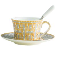 别具一格 咖啡杯套装欧式家用金边茶具骨瓷英式下午茶杯陶瓷情侣水杯小奢华