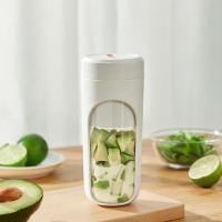 陶白色 榨汁机家用小型便携式多功能果汁杯学生自动迷你榨汁杯婴儿辅食机