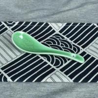 弟梅小汤勺 龙泉青瓷云凤餐具调羹家用大汤匙陶瓷碗勺大号长柄勺创意小号汤勺