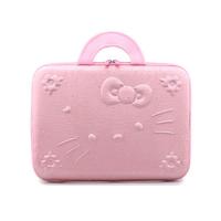 硬包压印KT猫粉色 14寸. EVA硬壳KT猫笔记本手提电脑包苹果卡通包13.3寸14寸15.6寸保护套