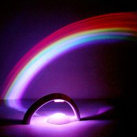 裸机不送电池和数据线 浪漫彩虹制造机彩虹灯投影灯ins风氛围灯小夜灯生日礼物送女友