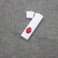 柚子白底草莓 送挂绳 适用于丫ooz柚子硅胶套保护套 YOOOZ一代二代通用硅胶套潮流时尚