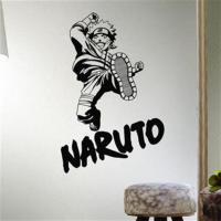 黑色 小 经典卡通动漫人物学校卧室寝室宿舍装饰墙壁贴画火影忍者墙贴鸣人