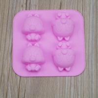 四连小松鼠一个 史迪仔蒸钵仔糕模具 花栗 鼠小松鼠手工DIY滴胶磨具