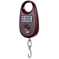 称重:25kg[迷你便携秤]典雅棕 精准手提电子秤25公斤家用便携式小型迷你弹簧挂秤买菜高精度小秤