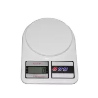白色(英文字) 厨房秤电子称烘焙精准迷你家用小天平1g珠宝秤台秤食物称重克称
