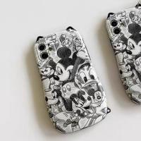 立体猫耳 涂鸦米奇(单壳) 请务必确认手机型号再选择对应选项拍下 X日系漫画米奇背带斜跨12pro/max苹果11手机壳