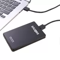 2.5寸[塑料盒]-黑色 USB 2.0[普通读写接口] 移动硬盘盒2.5/3.5寸USB3.0电脑外置固态笔记本机械硬
