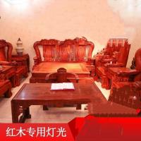 30W红木家具专用 喇叭款-黑色款 led射灯冰蓝光软床布艺家具沙发展厅高清鱼缸30w 35w偏蓝光海洋馆