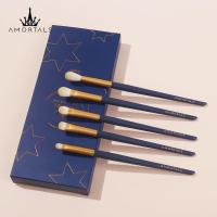 星耀眼部化妆刷5支套 5支装软毛刷 韩国AMORTALS尔木萄化妆刷套装眼鼻影刷便携少女粉刷