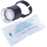 (体验)海绵戒指杯[10个装] 半永久纹绣海绵戒指杯色料杯一次性纹眉纹身唇部指托纹绣用品工具