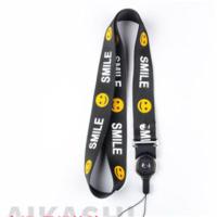 黑色笑脸 富士一次成像拍立得MINI8 checky相机专用彩色背绳子 背带 5色选