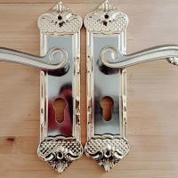 801整套锁一把 35-45MM 欧式房门锁卧室门锁室内门锁具家用室内木门房间门锁机械门锁