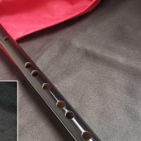 裸笛(短款不刻字无配件) 陈情笛萧初学者乐器古风竹笛接骨鬼笛黑笛一节横笛电视同款战笛子