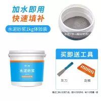 水泥砂浆1kg[加水即用]送工具 水泥地面修补卫生间速干填缝剂防水屋顶堵漏王补漏裂缝白水泥砂浆