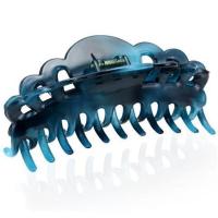 蓝色 成人发饰韩版简约树脂耐摔大号发夹盘发大抓夹女士洗澡发抓头饰品