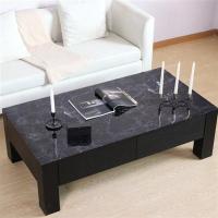 黑色大理石-珠白纹路 40*45 软玻璃餐桌布茶几桌垫水晶板仿大理石纹桌布pvc欧式长方形防水ins