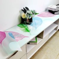 彩叶情1.0mm 40*50cm 电视柜桌布软玻璃水晶版PVC客厅茶几餐桌布防水防油防烫透明塑料