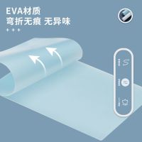 [A4软垫板]1张-浅蓝色 得力桌面垫板学生A4书写画画写作业A3写字板软硅胶考试专用练字板