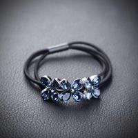 四叶草一个装 韩国发圈成人头绳水晶高弹力皮筋扎头发简约淑女百搭扎马尾橡皮筋